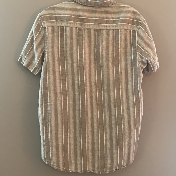 Tenth + ocean button up linen shirt ~ size: ? - Picture 2 of 3